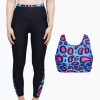 OddBalls Lazy Leopard Leggings & Sports Bra Set - Women's Sportswear Bundle 1 OddBalls Lazy Leopard - Leggings + Sports Bra Bundle