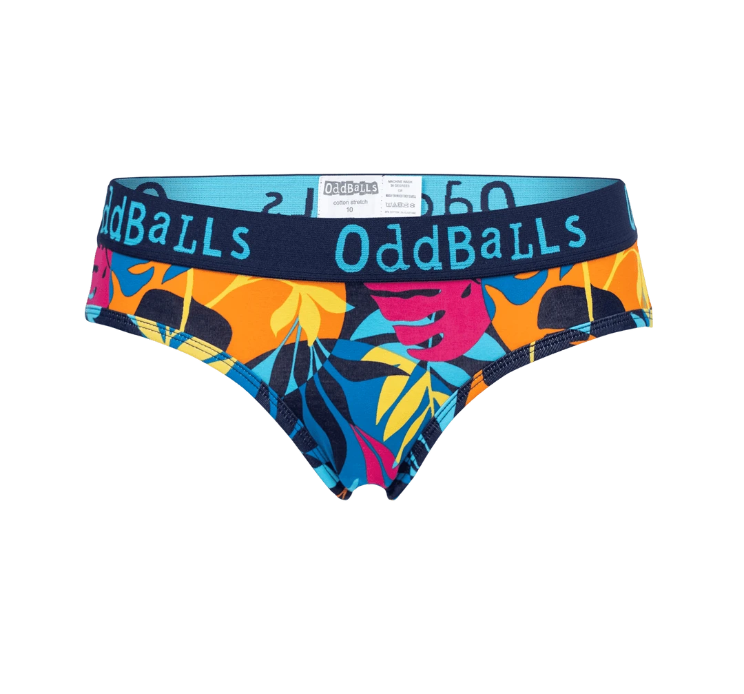OddBalls Aloha - Ladies Summer Briefs | Vibrant Floral Underwear | Comfortable & Breathable 3 OddBalls Aloha - Ladies Briefs Summer Shop