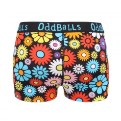 OddBalls Teen Girls Boxer Shorts Austin Flowers - Teen Girls Boxers