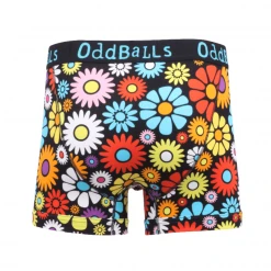 OddBalls Austin Flowers - Mens Boxer Shorts