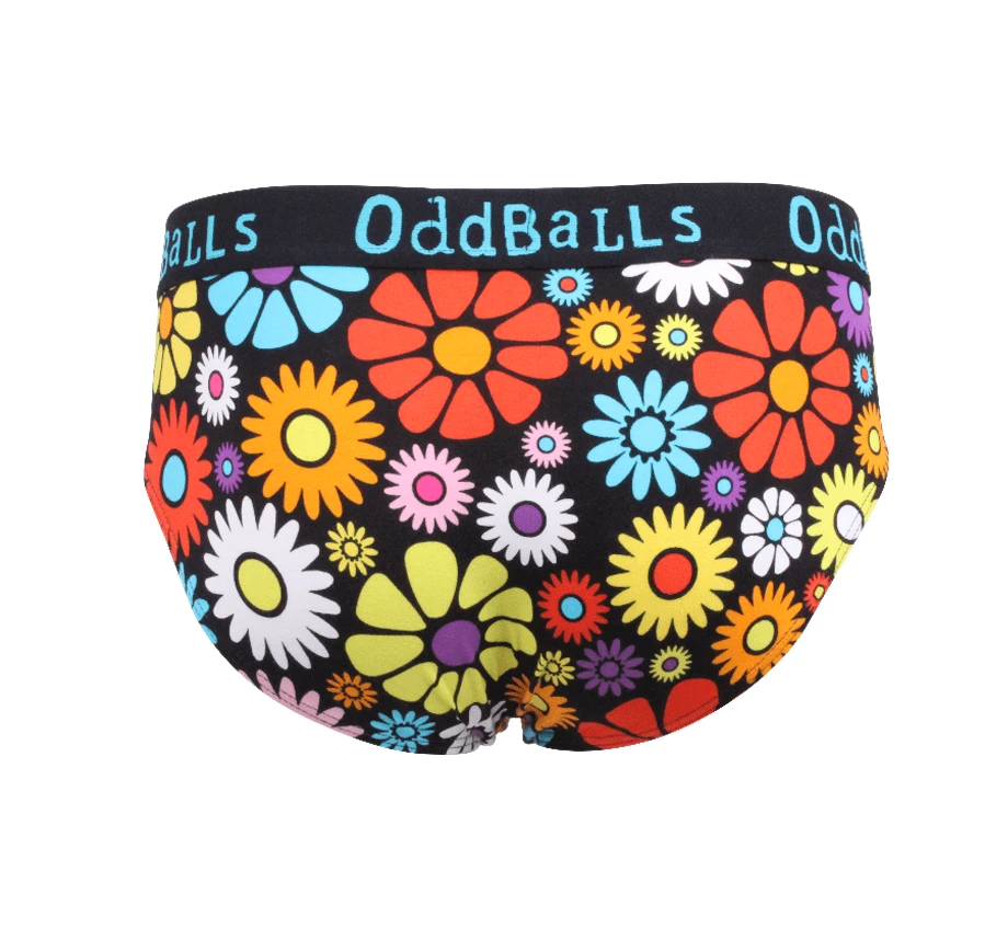 OddBalls Austin Flowers Teen Boys Briefs - Fun & Comfortable Underwear for Teens 4 OddBalls Austin Flowers - Teen Boys Briefs