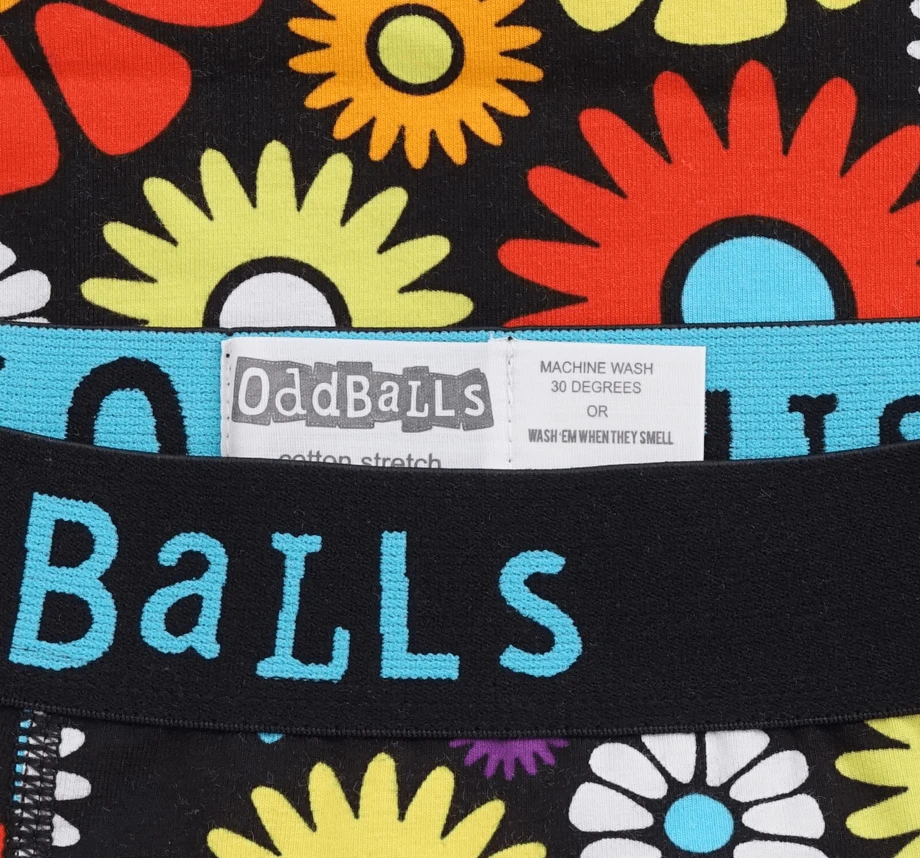 OddBalls Austin Flowers Teen Boys Briefs - Fun & Comfortable Underwear for Teens 5 OddBalls Austin Flowers - Teen Boys Briefs