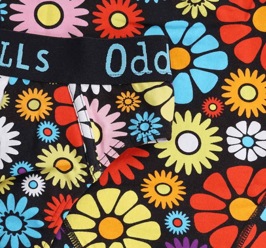 OddBalls Austin Flowers Teen Boys Briefs - Fun & Comfortable Underwear for Teens 6 OddBalls Austin Flowers - Teen Boys Briefs