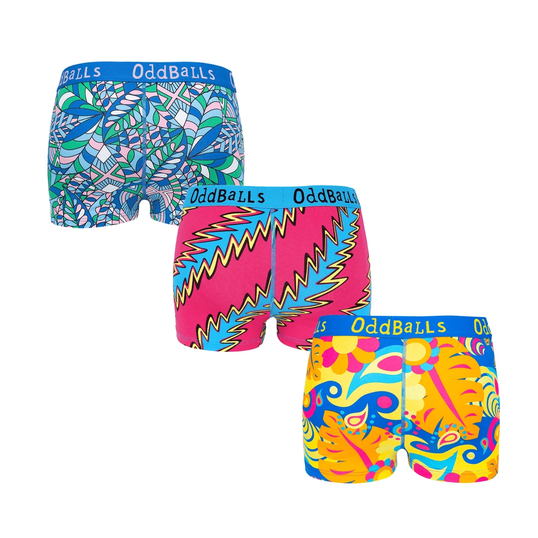OddBalls Adventurer Bundle - Ladies Boxers 3 Pack | Summer Comfort & Style 4 OddBalls Adventurer Bundle - Ladies Boxers 3 Pack Bundle Summer Shop