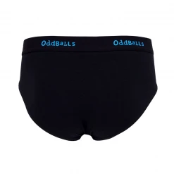 OddBalls Black & Cyan - Teen Boys Briefs