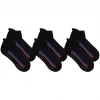 OddBalls Ankle & Trainer Socks All Black Trainer Socks - 3 Pack Sock Bundle (Made From Recycled Plastic)