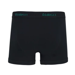 OddBalls Black & Green - Teen Boys Boxer Shorts