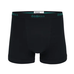 OddBalls Black & Green - Teen Boys Boxer Shorts