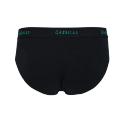 OddBalls Black & Green - Teen Boys Briefs