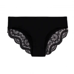 OddBalls Black With Lace - Seamless Brazilian Briefs