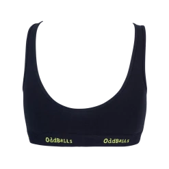 OddBalls Black & Lime - Teen Girls Bralette