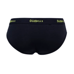 OddBalls Black & Lime - Ladies Briefs