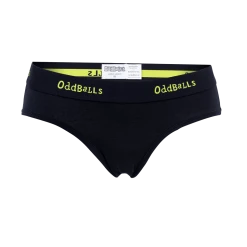OddBalls Black & Lime - Ladies Briefs