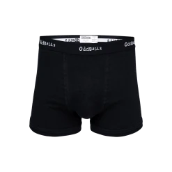 OddBalls Classical Black Bundle - Mens Boxer Shorts 4 Pack Bundle