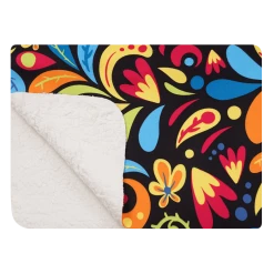OddBalls Botanical - Luxury Sherpa Fleece Blanket