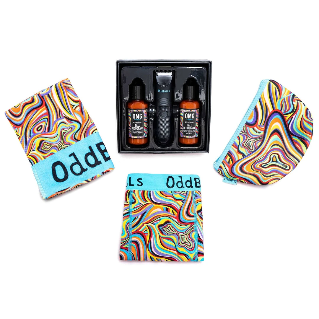 OddBalls Deluxe Buzzer & Marble Set - Premium Male Grooming Kit | OMG 3 OddBalls Deluxe Buzzer & Marble Set - Male Grooming Set | OMG