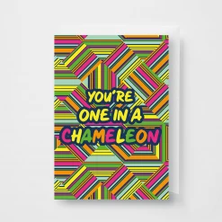 OddBalls Chameleon - Mens Boxer Shorts + Card Bundle