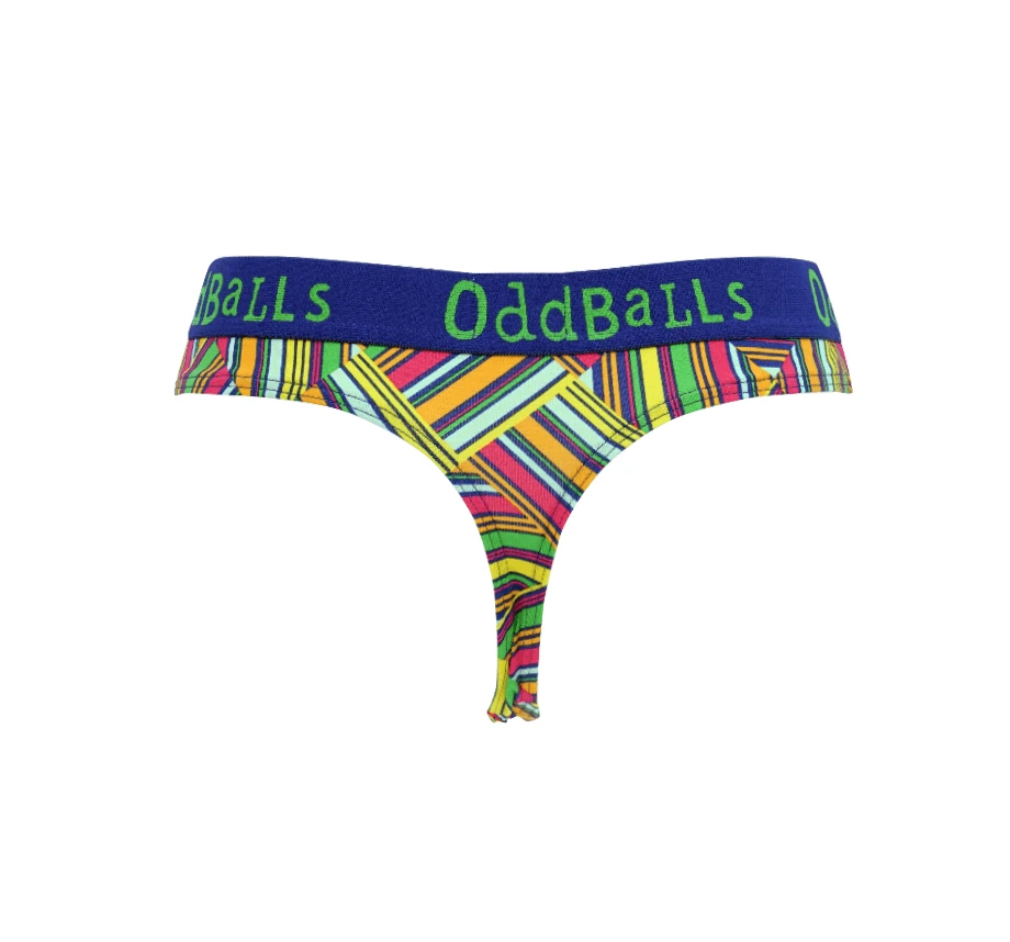 OddBalls Chameleon Teen Girls Thongs - Fun & Comfortable Underwear 3 OddBalls Chameleon - Teen Girls Thongs