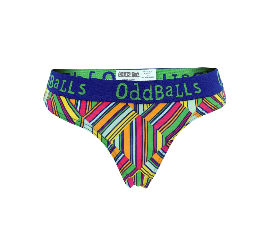 OddBalls Chameleon Teen Girls Thongs - Fun & Comfortable Underwear 4 OddBalls Chameleon - Teen Girls Thongs