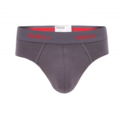 OddBalls Charcoal & Red - Teen Boys Briefs