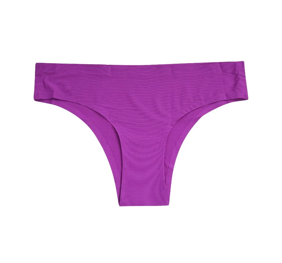 OddBalls Purple Seamless Brazilian Briefs for Teen Girls - Comfortable & Stylish Underwear 3 OddBalls Purple - Teen Girls Seamless Brazilian Briefs