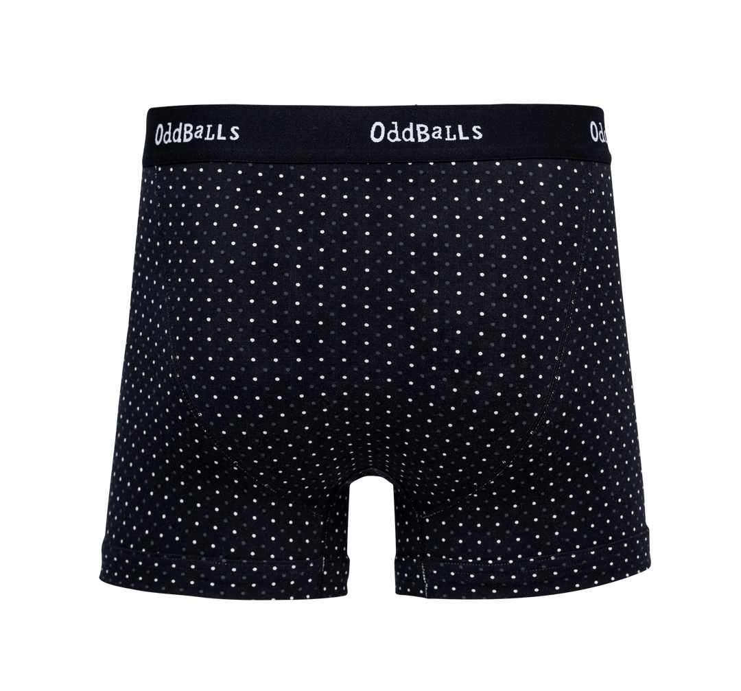 OddBalls Classic Polka Dot Boxer Shorts for Teen Boys - Fun & Comfortable Underwear 4 OddBalls Classic Polka Dot - Teen Boys Boxer Shorts