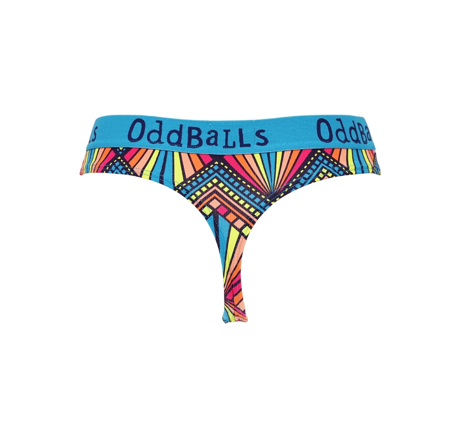 OddBalls Crown Jewels Teen Girls Thong - Fun & Comfortable Underwear for Teens 3 OddBalls Crown Jewels - Teen Girls Thong