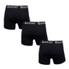 OddBalls Boys Boxer Shorts (Kids) Classic Black Bundle - Kids Boxer Shorts 3 Pack Bundle