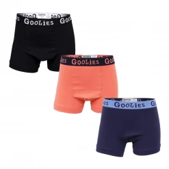 OddBalls Boys Boxer Shorts (Kids) Classic Cool Bundle - Kids Boxer Shorts 3 Pack Bundle