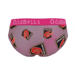 OddBalls Dragons - Pink - Ladies Briefs