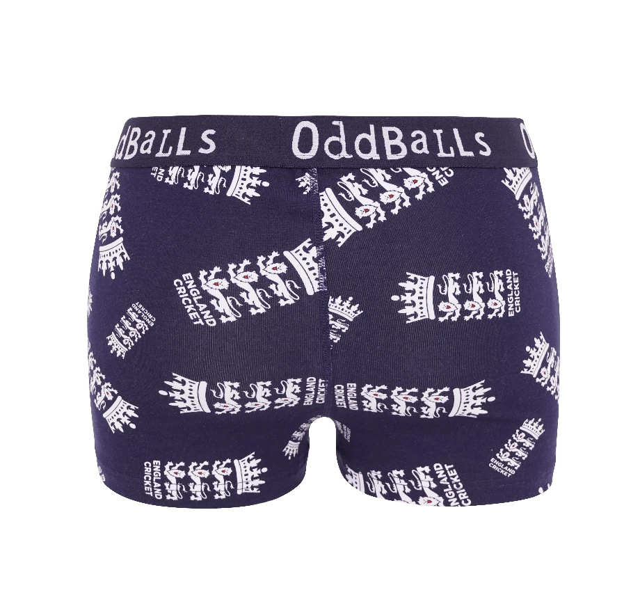 OddBalls ECB - Ladies Boxers | Comfortable & Stylish Women's Underwear 4 OddBalls ECB - Test - Ladies Boxers