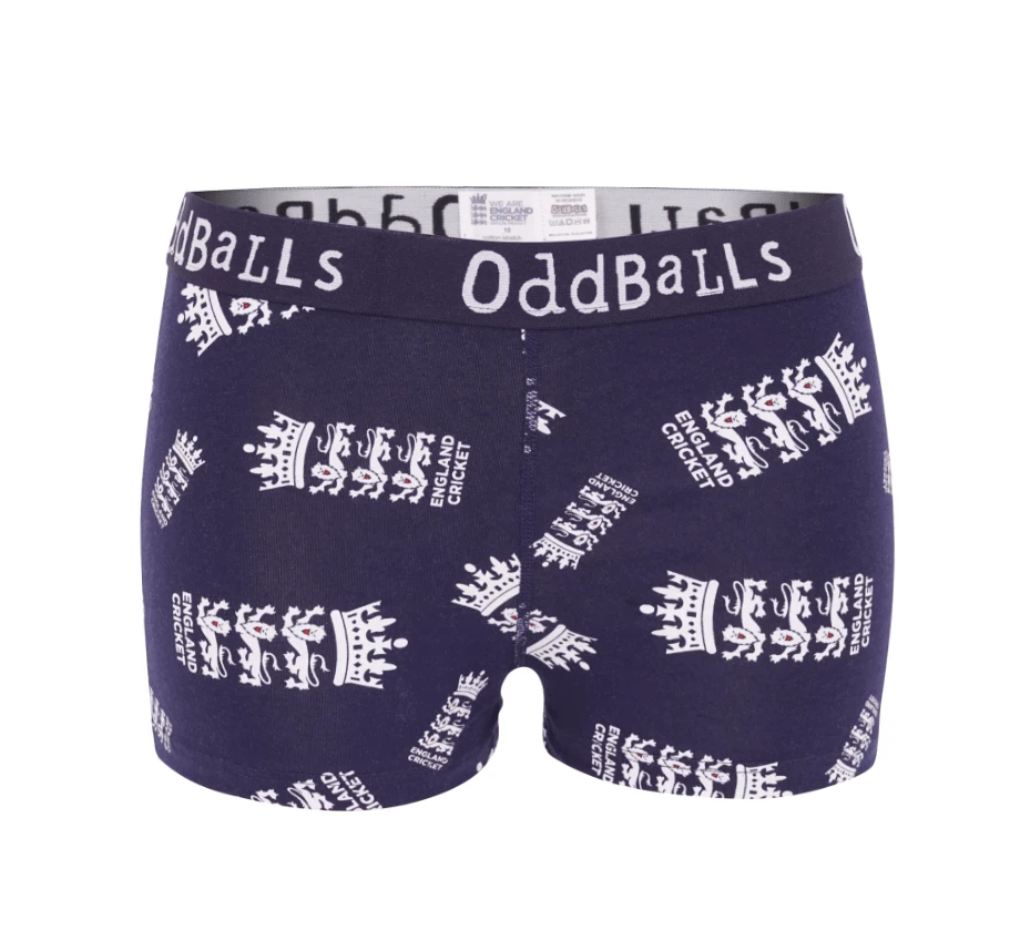 OddBalls ECB - Ladies Boxers | Comfortable & Stylish Women's Underwear 3 OddBalls ECB - Test - Ladies Boxers