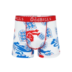 OddBalls England FA Bundle - Mens Boxer Shorts 2 Pack Bundle