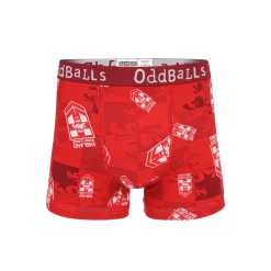 OddBalls England Rugby League Bundle - Mens Boxer Shorts 2 Pack Bundle