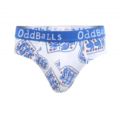 OddBalls England FA - Home White - Mens Briefs