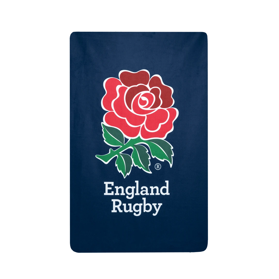 OddBalls England Rugby Navy Luxury Sherpa Fleece Blanket - Classic Design, Premium Comfort 3 OddBalls England Rugby Navy - Classic - Luxury Sherpa Fleece Blanket