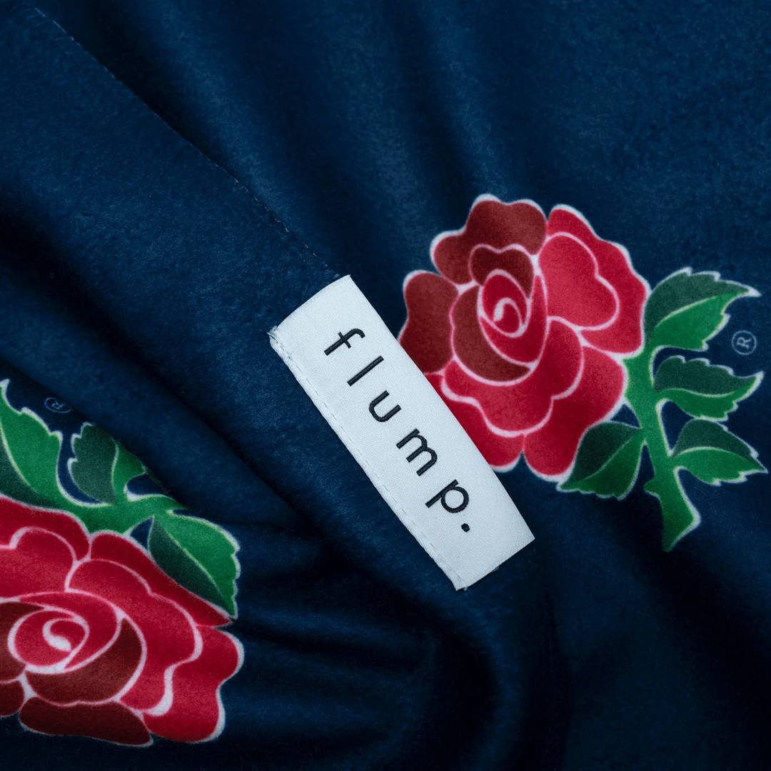 OddBalls England Rugby Navy Repeat Luxury Sherpa Fleece Blanket - Cozy & Warm Throw 5 OddBalls England Rugby Navy - Repeat - Luxury Sherpa Fleece Blanket