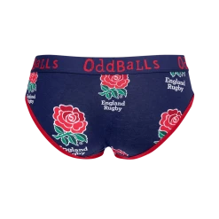 OddBalls England Rugby Navy - Teen Girls Briefs