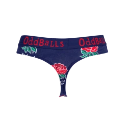 OddBalls England Rugby Navy - Teen Girls Thong Teen Girls Thongs
