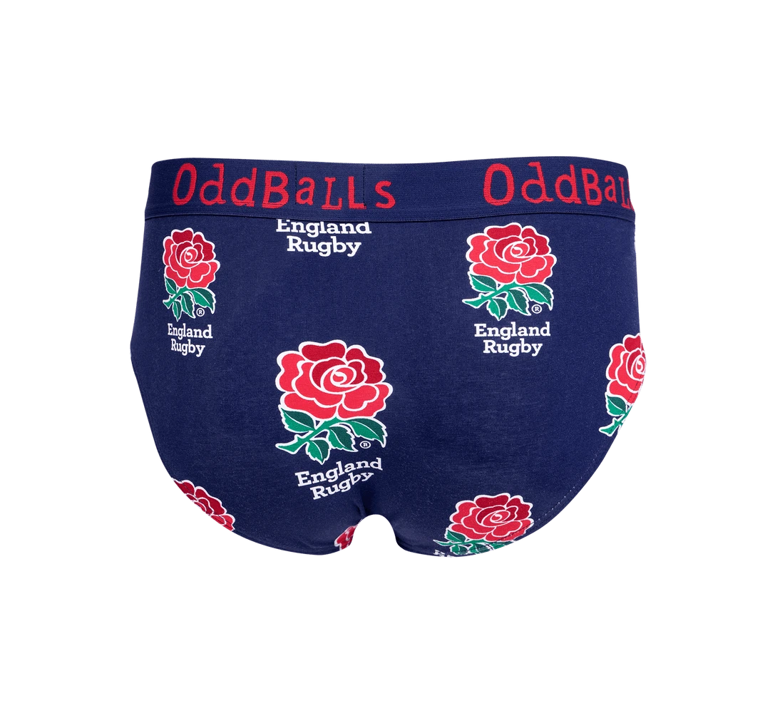 OddBalls England Rugby Navy - Men's Briefs | Comfortable & Stylish Underwear 4 OddBalls England Rugby Navy - Mens Briefs