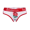 OddBalls England Rugby White - Ladies Briefs
