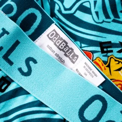 OddBalls Exeter Chiefs - Teal - Teen Boys Boxer Shorts