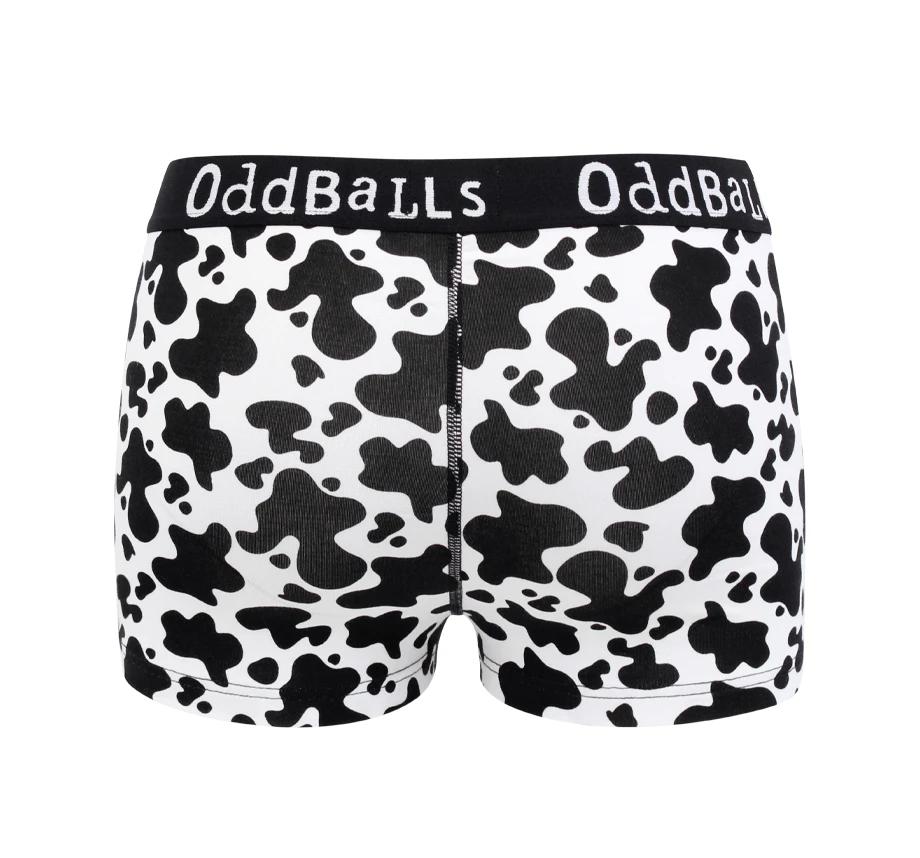 OddBalls Fat Cow - Ladies Boxers | Fun & Comfortable Women's Underwear 4 OddBalls Fat Cow - Ladies Boxers