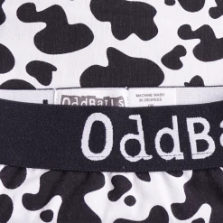 OddBalls Cow Print Boxer Shorts for Teen Girls - Fun & Comfortable Underwear 8 OddBalls Cow Print - Teen Girls Boxers