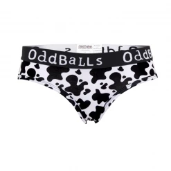 OddBalls Fat Cow - Ladies Briefs + Card Bundle Underwear & Birthday Cards