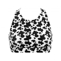 OddBalls Cow Print - Teen Girls Sports Bra Teen Girls Sports Bras