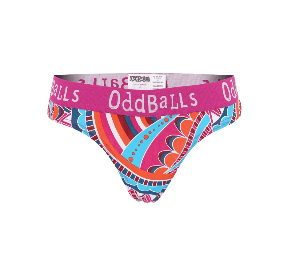 OddBalls Fiesta - Vibrant Teen Girls Thongs | Comfortable & Fun Underwear 4 OddBalls Fiesta - Teen Girls Thongs