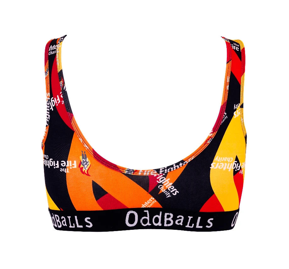 OddBalls The Fire Fighters Charity Teen Girls Bralette - Comfortable & Supportive Underwear 4 OddBalls The Fire Fighters Charity - Teen Girls Bralette Teen Girls Bralettes