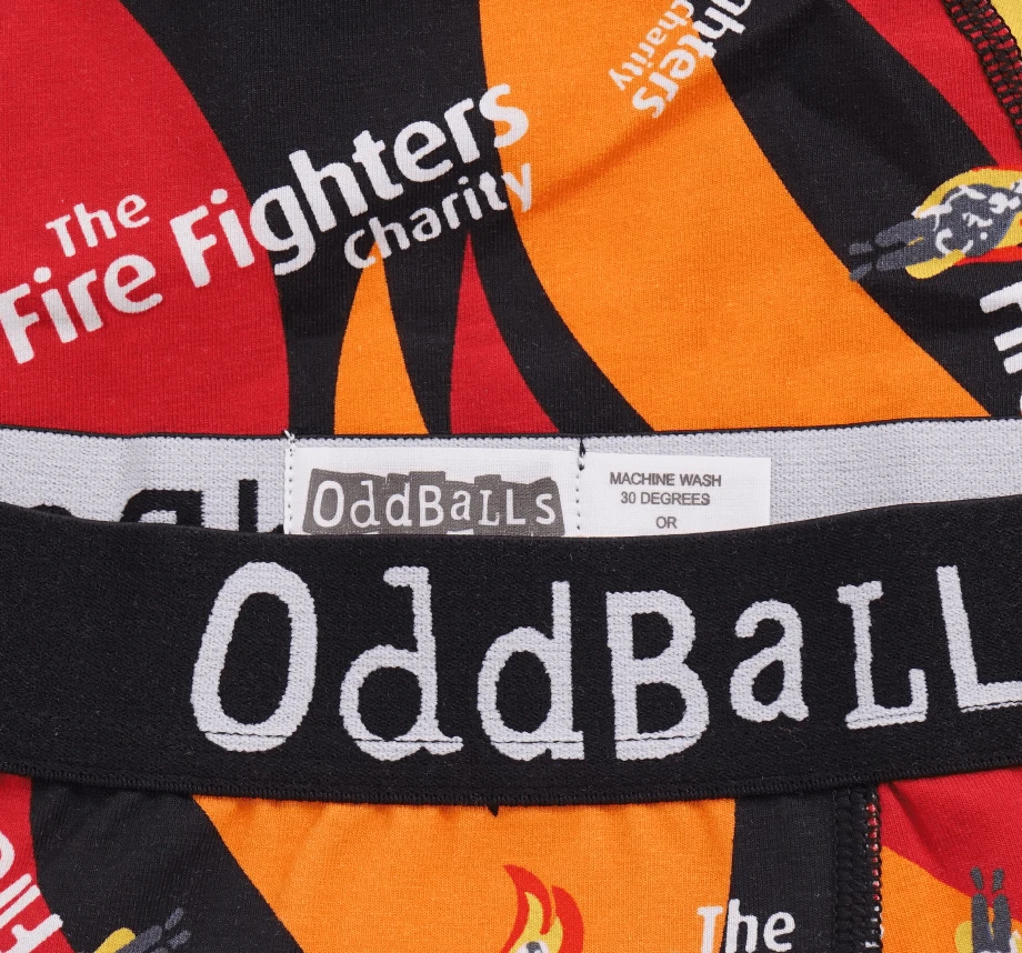 OddBalls The Fire Fighters Charity - Teen Boys Boxer Shorts | Comfortable & Fun Underwear 5 OddBalls The Fire Fighters Charity - Teen Boys Boxer Shorts