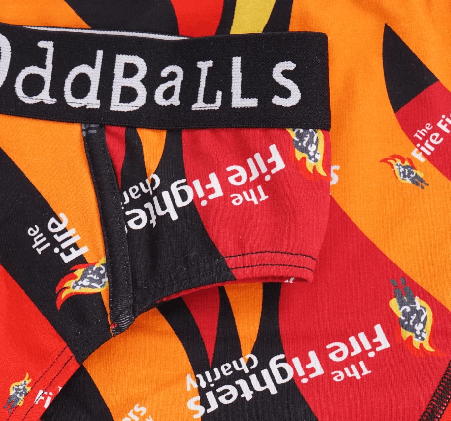 OddBalls The Fire Fighters Charity - Men's Briefs | Comfortable & Supportive Underwear 6 OddBalls The Fire Fighters Charity - Mens Briefs